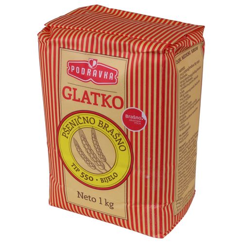 Podravka pšenično brašno TIP  550 glatko 1 kg slika 1