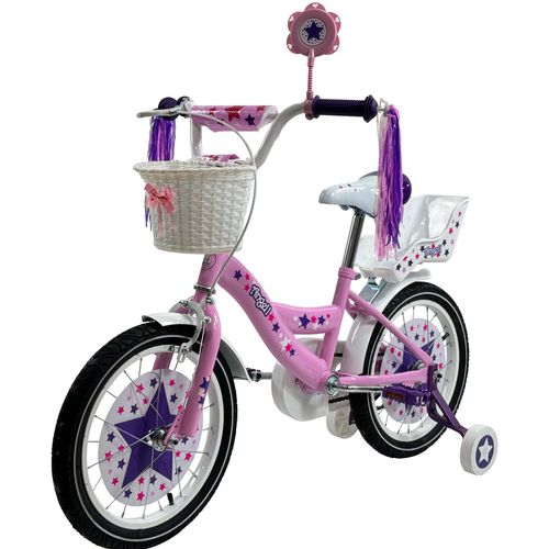 Sporting Machine dečija bicikla 16'' Angel roze(SM-16006) slika 2