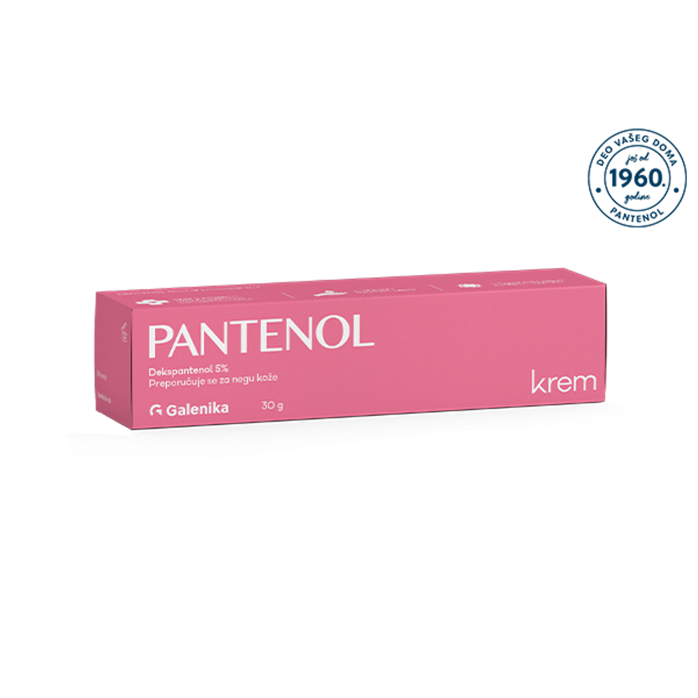 PANTENOL KREMA 30 g - Regeneracija i Hidratacija Kože slika 1