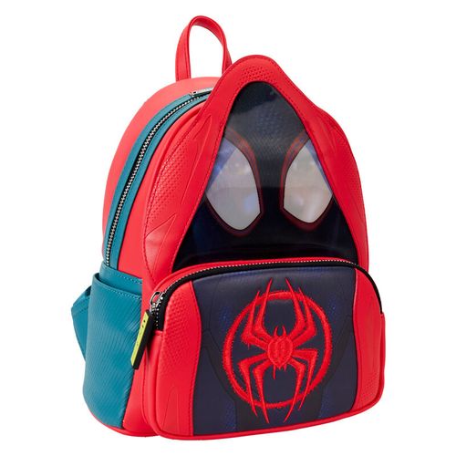 Loungefly Marvel Spider-Verse Miles Morales Hoodie backpack 26cm slika 2