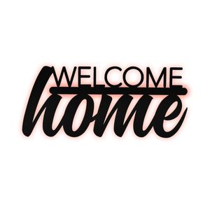 Wallity Dekorativno LED svijetlo- WELCOME, Welcome Home - Red