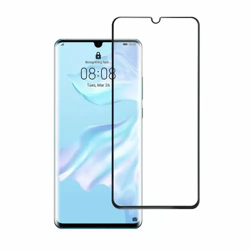 Blue Star 5D kaljeno staklo - za Huawei P30 Pro (full glue/case friendly) - crno slika 2