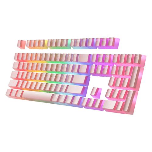 PUDDING KEYCAPS - REDRAGON SCARAB A130 PINK, DOUBLE SHORT, PBT slika 2