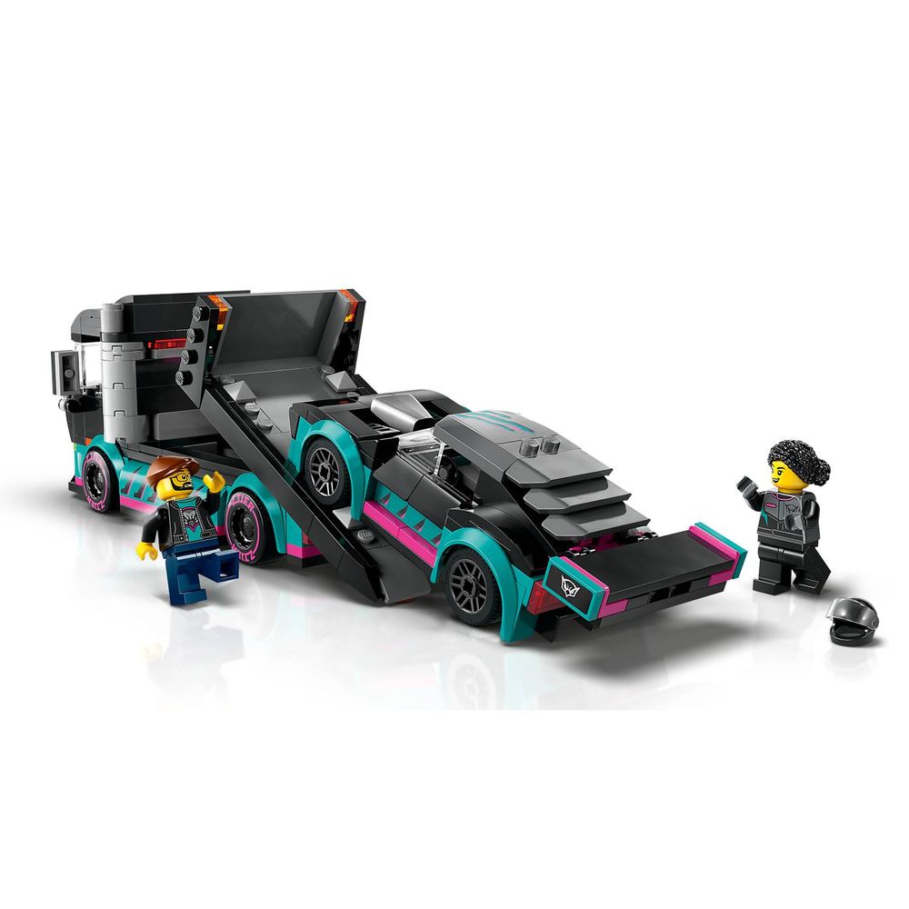 LEGO 60406 Trkaći auto i kamion za prevoz slika 6