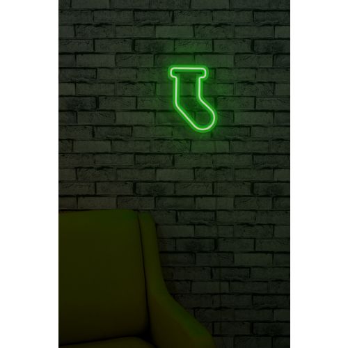 Wallity Ukrasna plastična LED rasvjeta, Socks - Green slika 3