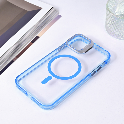 Torbica Magsafe transparent za iPhone 11 6.1 plava slika 5