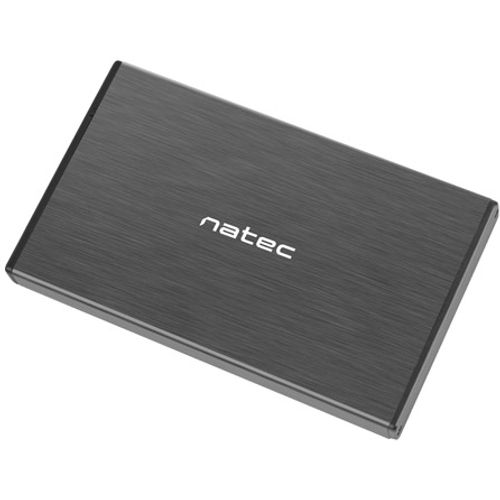 Natec NKZ-0941 RHINO GO, HDD/SSD External Enclosure 2.5",  SATA III, USB3.0, Aluminium, Black slika 2