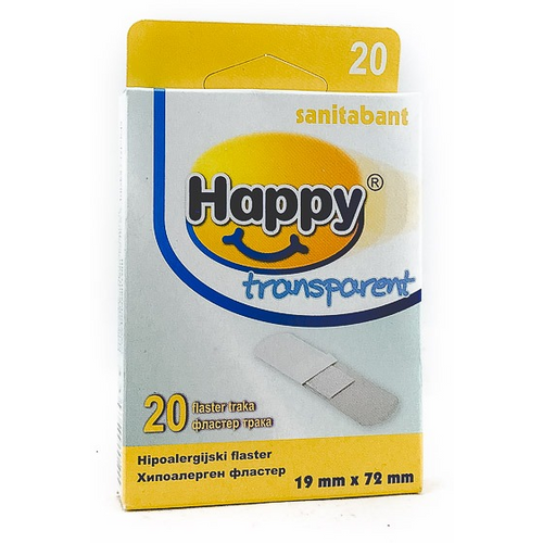 Happy strips flaster transparentni, 20kom slika 1