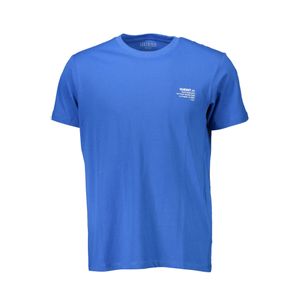 GUESS JEANS MEN'S SHORT SLEEVE T-SHIRT BLUE