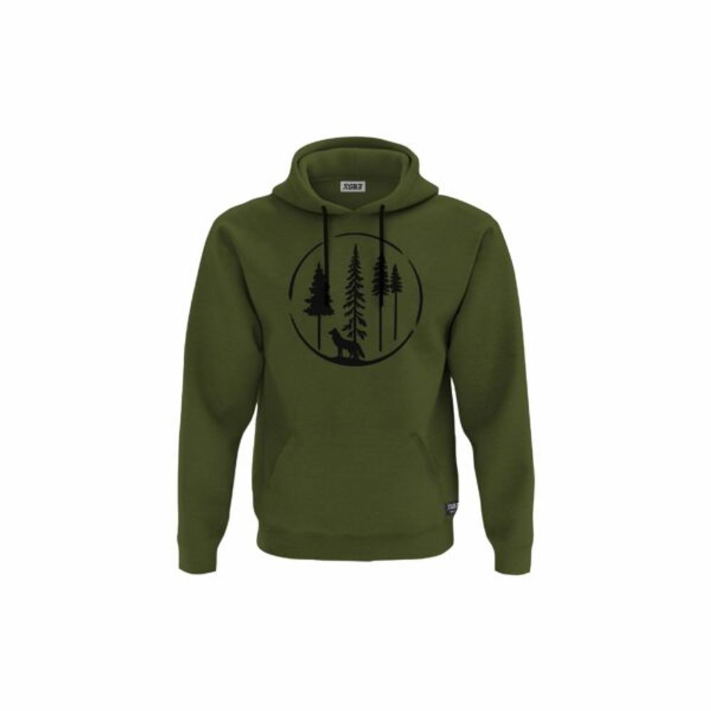 XGB3 Duks sa kapuljačom i džepom Stay Wild Tee SMB slika 1