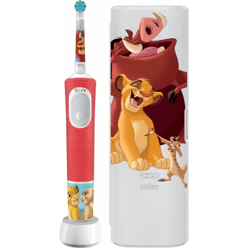 Oral-B Vitality PRO Lion King Električna četkica sa putnom kutijom za decu 3+ slika 2