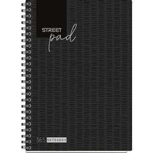 Blok kolegij A5/K STREET PAD BLACK 100L 67136