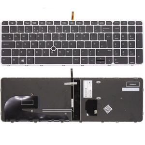 Tastatura za laptop HP EliteBook 750 G3 850 G3 G4 sa pozadisnkim osvetljenjem i gumbom