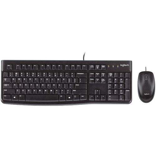 Logitech žičani combo set miš i tastatura MK120 - EER - US International layout_ slika 1