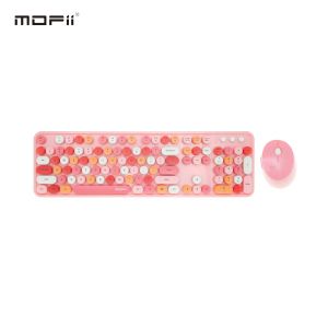 MOFII WL SWEET RETRO set tastatura i miš u PINK boji