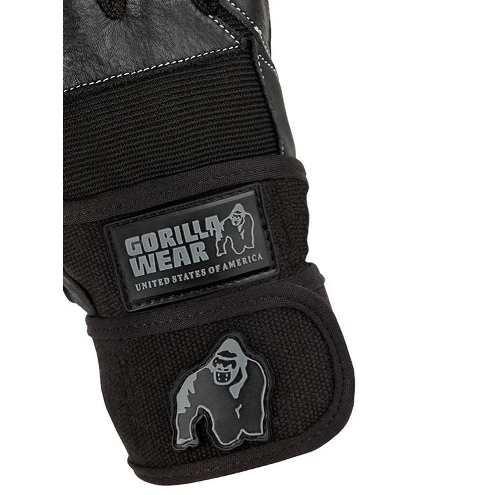 Gorilla Wear DALLAS Rukavice sa steznicima za zglob, Crne slika 2