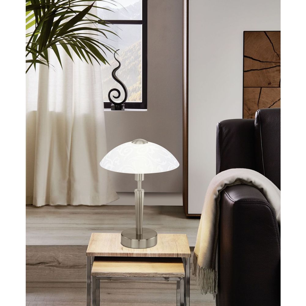 Eglo Solo Stolna Lampa - E14, Dodirni Upravljač, Mat Nikal slika 2
