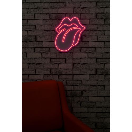 Wallity The Rolling Stones - Pink Pink Dekorativna Plastična Led Rasveta slika 2