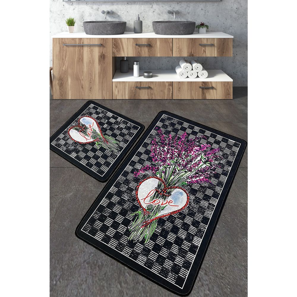 Set Kupatilskih Prostirki Levan Multicolor (2 Komada) slika 1