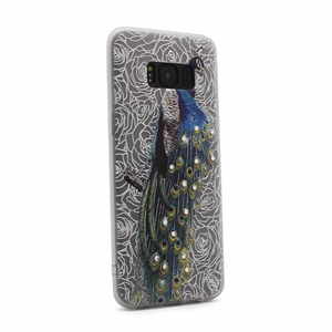 Torbica Glitz Peacocks za Samsung G955 S8 plus type 1