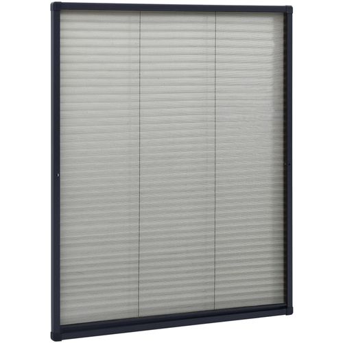 Zaslon protiv insekata za prozore antracit aluminijski 60x80 cm slika 10