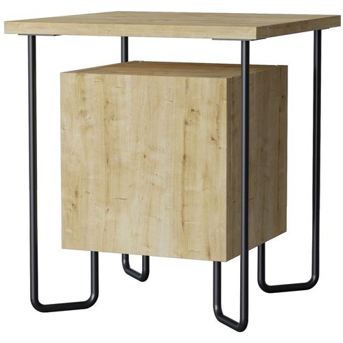 Woody Fashion Noćni ormarić, hrast, Acres Nightstand - Oak slika 3