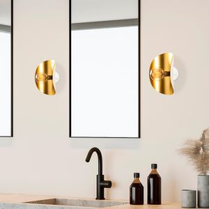 Sivani - MR - 840 Bijela Zidna Lampa od Bijelog Zlata