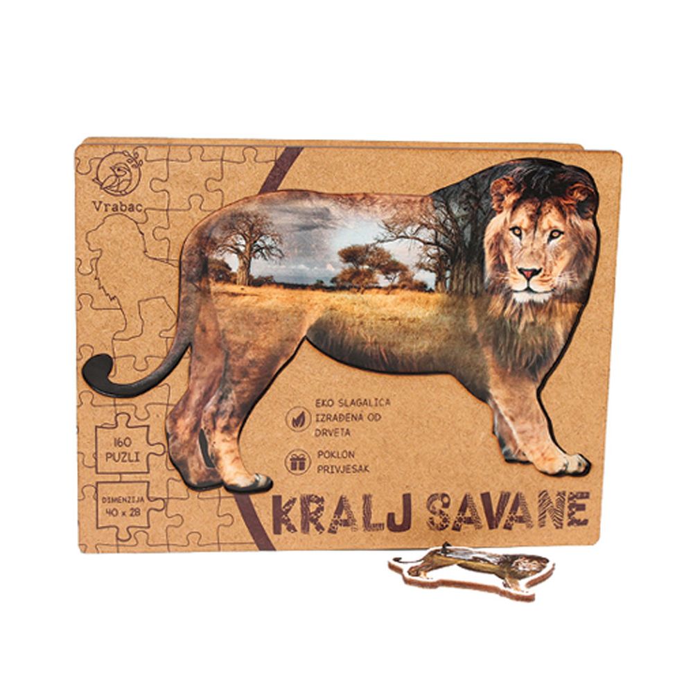Puzzle Lenigmo, Lav kralj savane, Vrabac slika 1