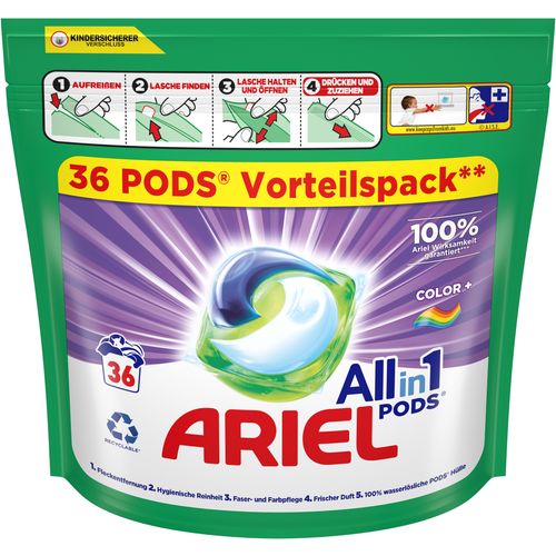 Ariel gel kapsule color+ 36 komada za 36 pranja slika 1
