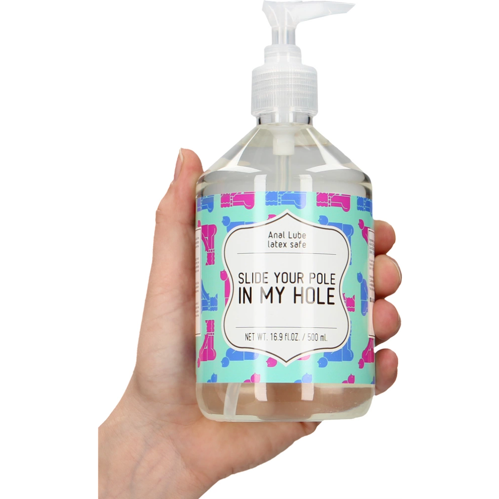 S-Line by Shots Slide Your Pole In My Hole - lubrikant na bazi vode - 17 oz / 500 ml slika 5