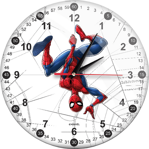 Marvel Zidni sat, Marvel Spider Man - Wall Clock GlossySpider Man 003 slika 1