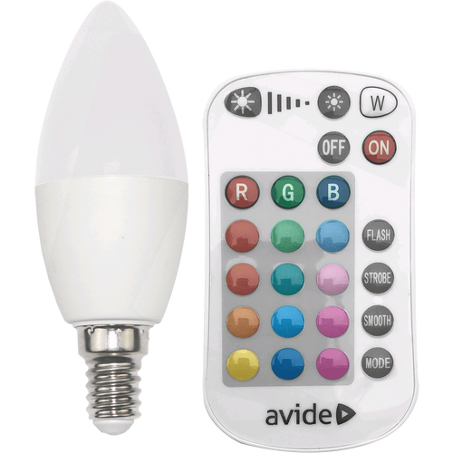 Avide Pametna sijalica, LED 4.9W, E14, RGB+W, 2700K, daljinski - Smart LED Candle 4.9W slika 2