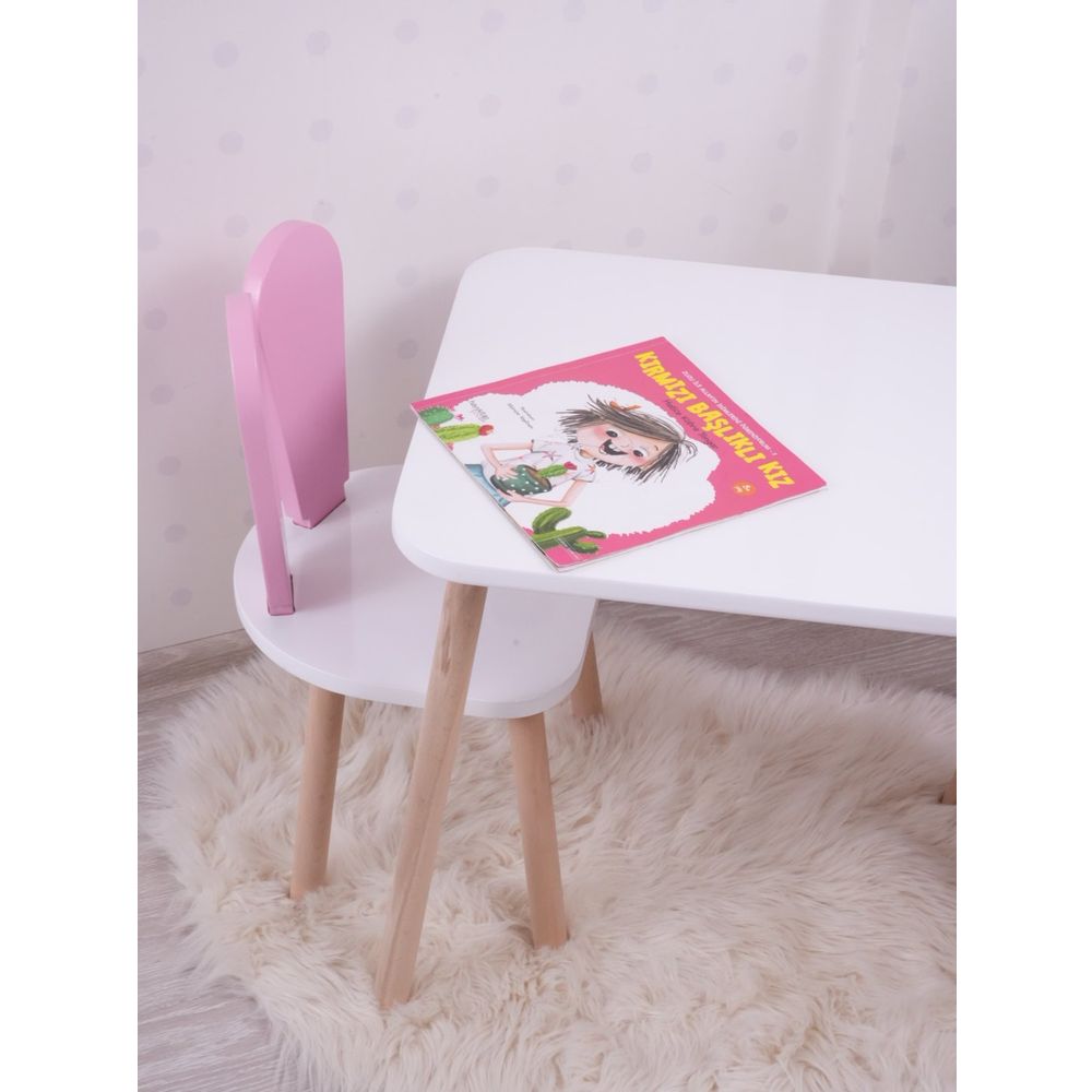 Bunny One Set Stolica - Roza, Bijela slika 1