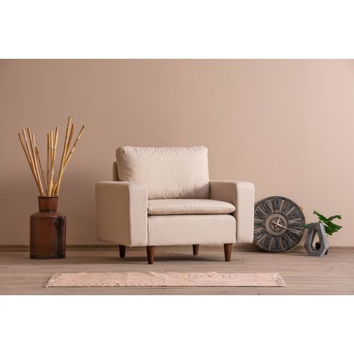 Atelier Del Sofa Fotelja, Krem, Lungo - Cream slika 2