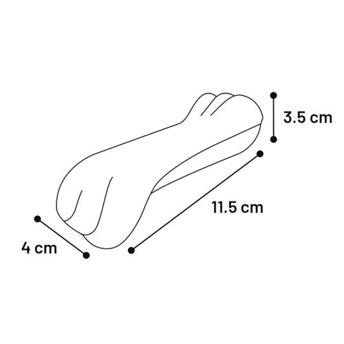 Gumi Igračka za Psa - Kost 12cm slika 2