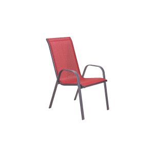 Baštenska stolica Como  - crvena 