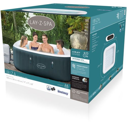 Masažni bazen-Jacuzzi na napuhavanje Bestway 180*132*66cm slika 7