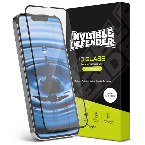 Ringke Invisible Defender ID Full Glass kaljeno staklo puna pokrivenost s okvirom za iPhone 13/ 13 Pro slika 1