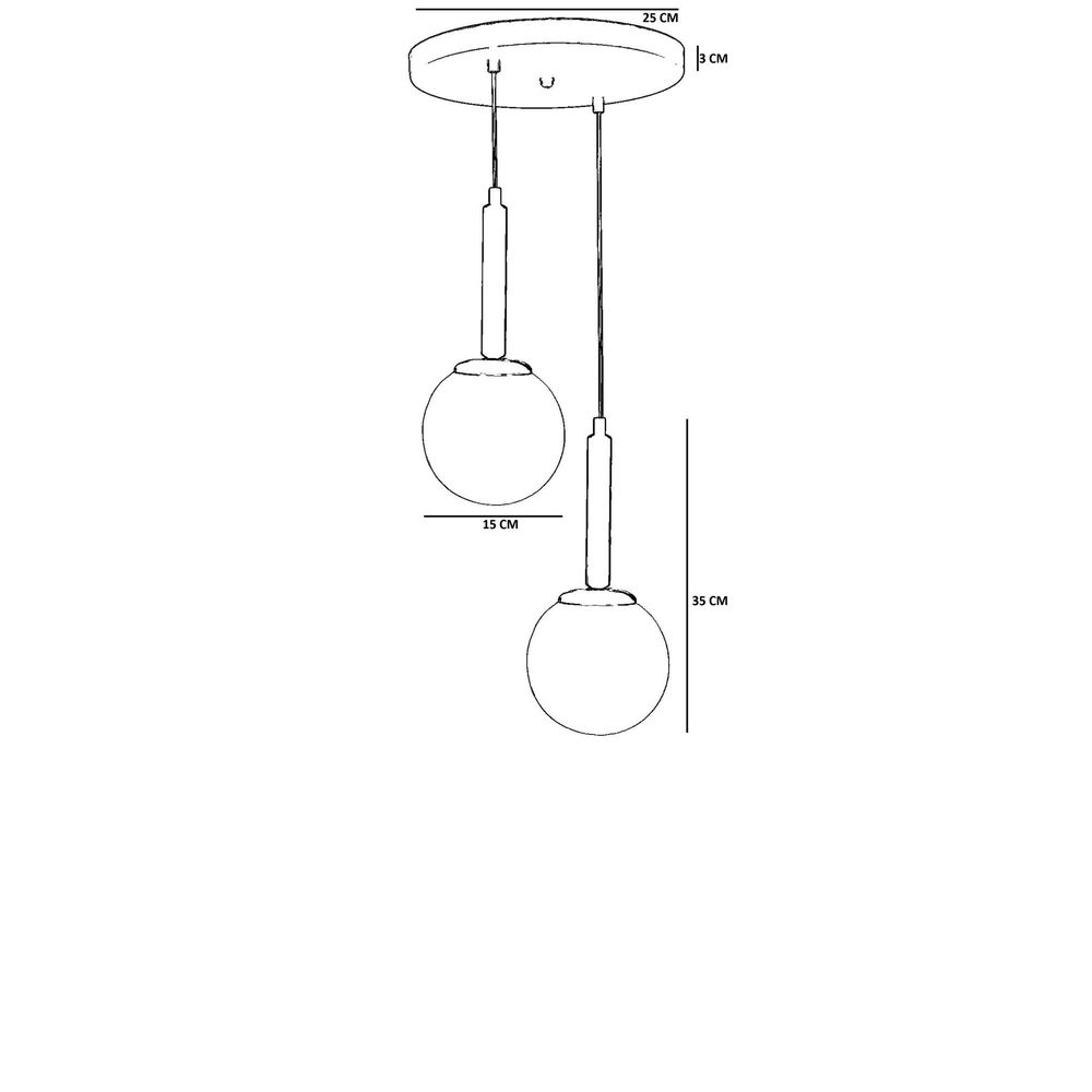 Opviq Luster 116, Siva, Crna slika 4