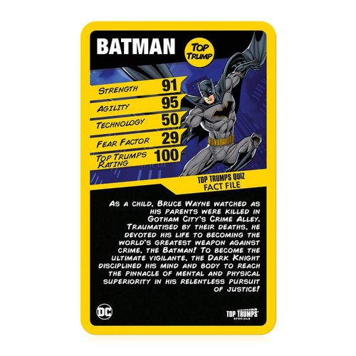 TOP TRUMPS - SPECIJALNO IZDANJE - BATMAN slika 3