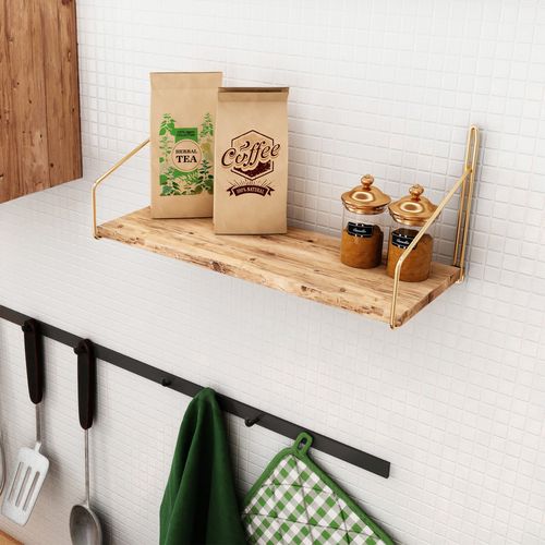 Dekoratif Duvar Rafı Gold
Brown Wall Shelf slika 13