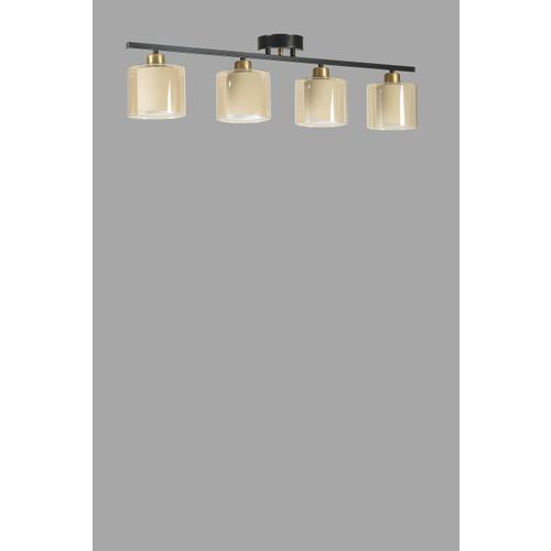 Yeni Nomi 4 Lü Siyah Bal Camlı Avize Black
Amber Chandelier slika 4