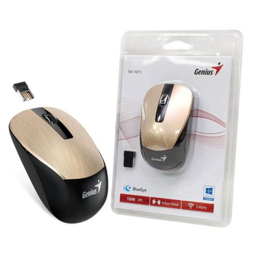 GENIUS NX-7015 Wireless Optical USB crno-zlatni miš slika 4