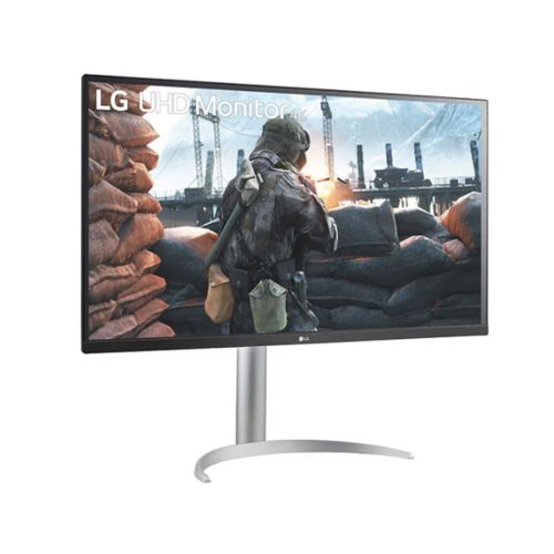 Monitor LG 32UP55NP-W 31.5" VA 3840x2160 60Hz 4ms GtG HDMIx2 DP USB freesync visina VESA srebrna slika 3