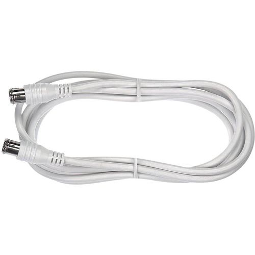 Axing SAT priključni kabel [1x F-brzi muški konektor - 1x F-brzi muški konektor] 1.50 m 85 dB  bijela slika 1