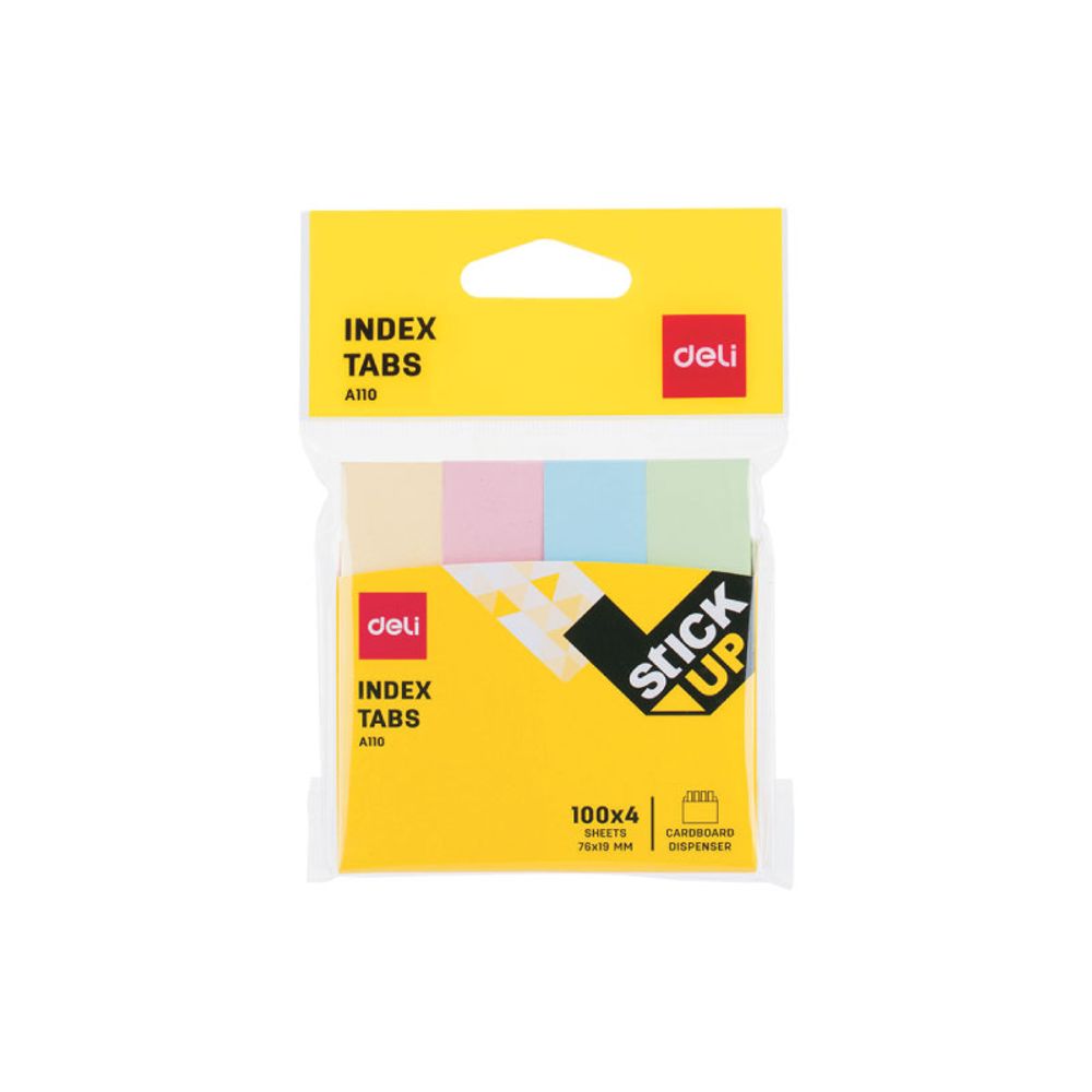 Deli stikeri za indeksiranje 76x19mm EA11202 - 100*4 LISTA slika 1