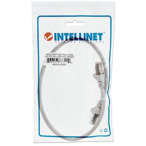 LAN SFTP kabl intellinet 733212 Cat6 CU/Sivi/0,5m slika 2