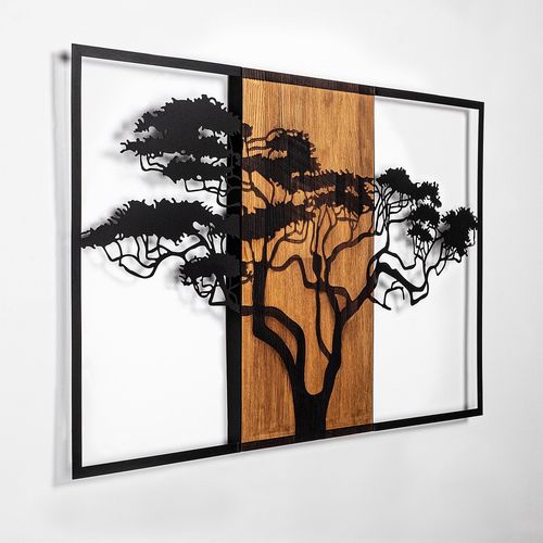 Wallity Acacia Tree - 388 Walnut
Black Decorative Wooden Wall Accessory slika 6