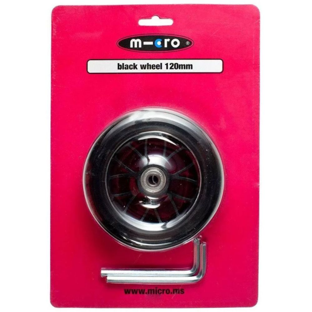 MICRO Točak 120 mm crni (metak) slika 1