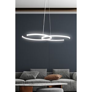 Carinae White-White Light White Chandelier